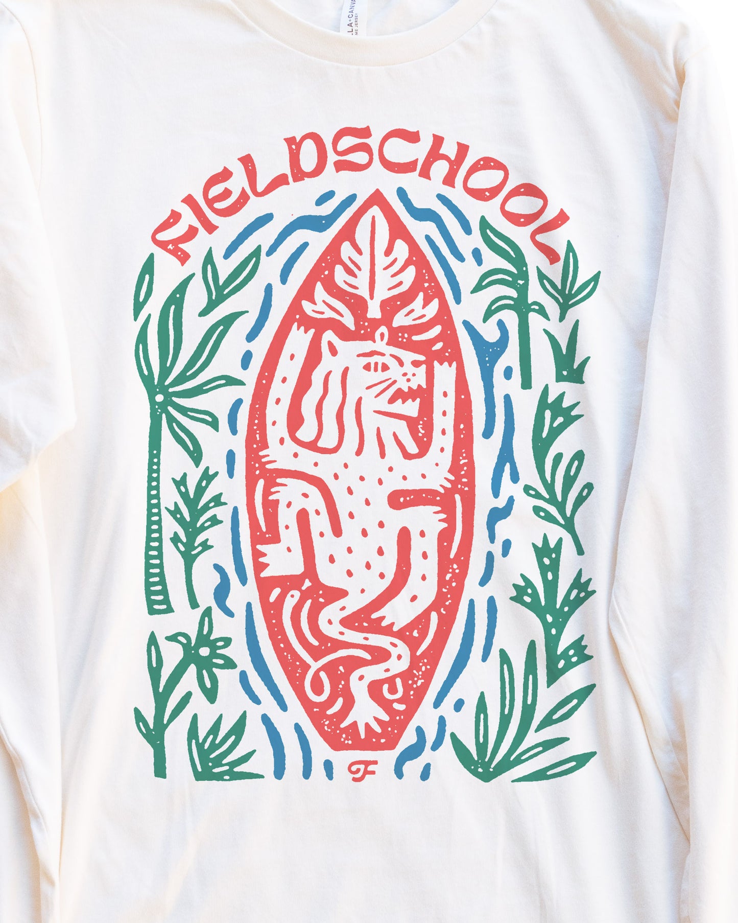 Tropical Lion Long Sleeve Tee