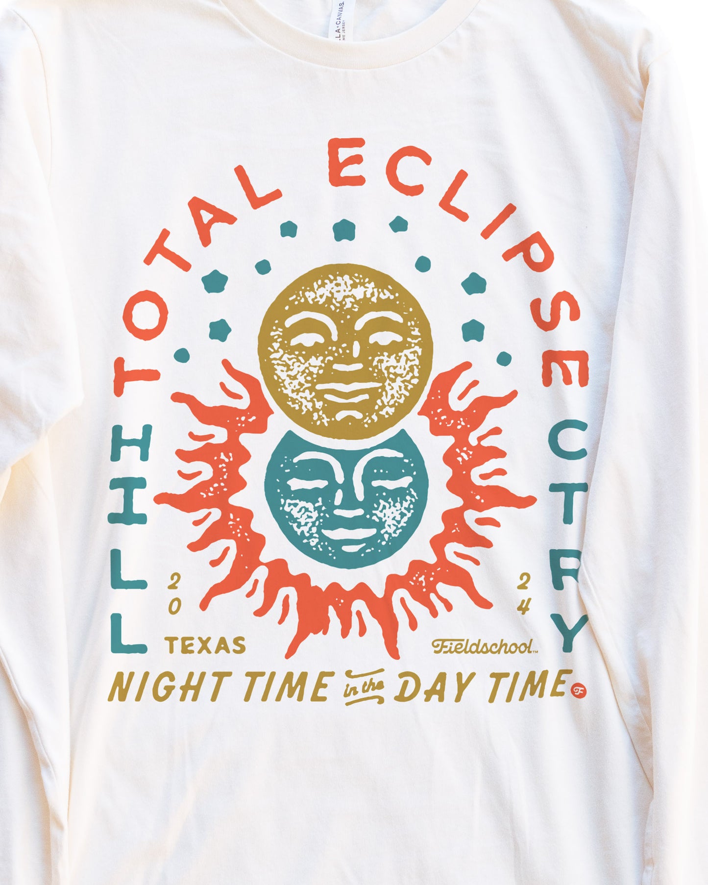 Starry Day Eclipse Long Sleeve Tee