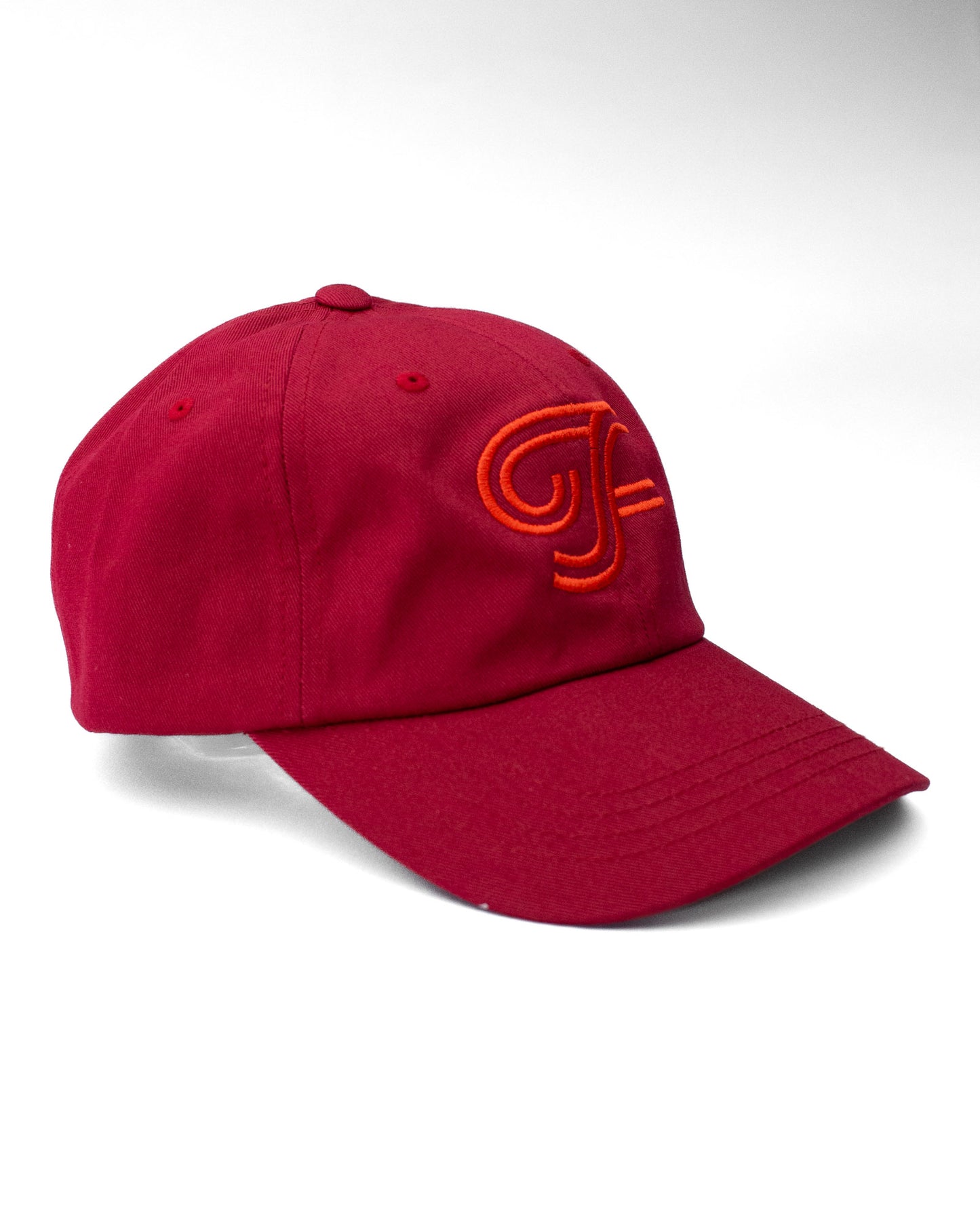 Fieldschool Logo Dad Hat in Deep Red