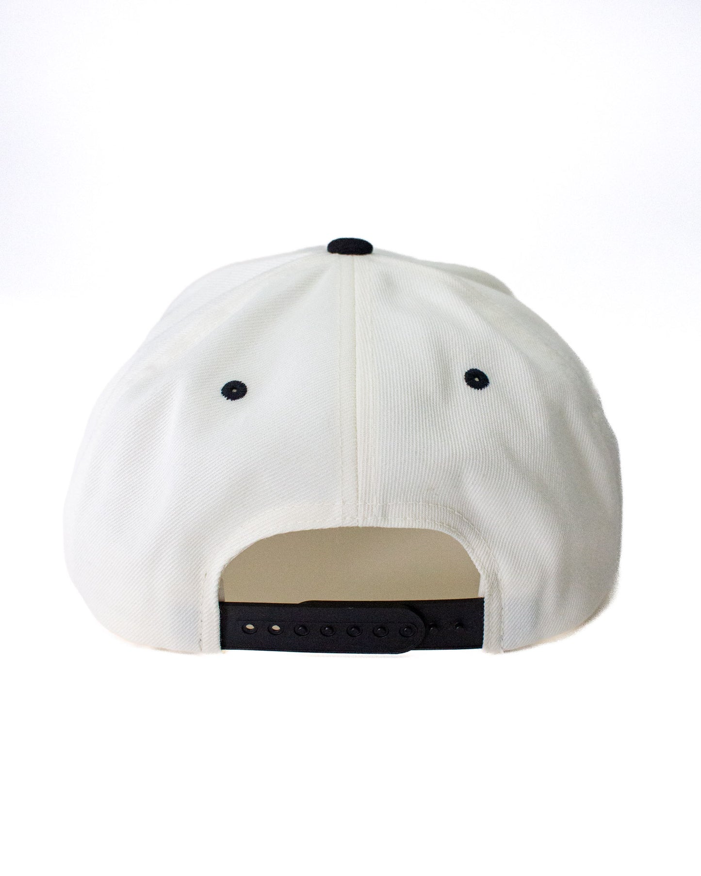 Lucky Rabbit Snapback Hat in Cream and Black