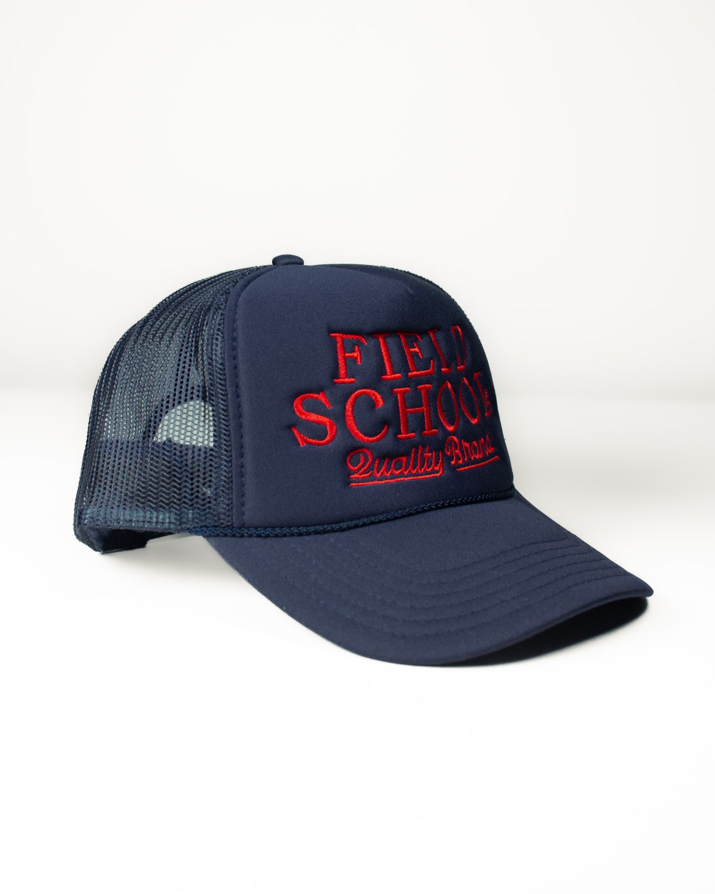 Fieldschool Quality Brand Navy Trucker Hat