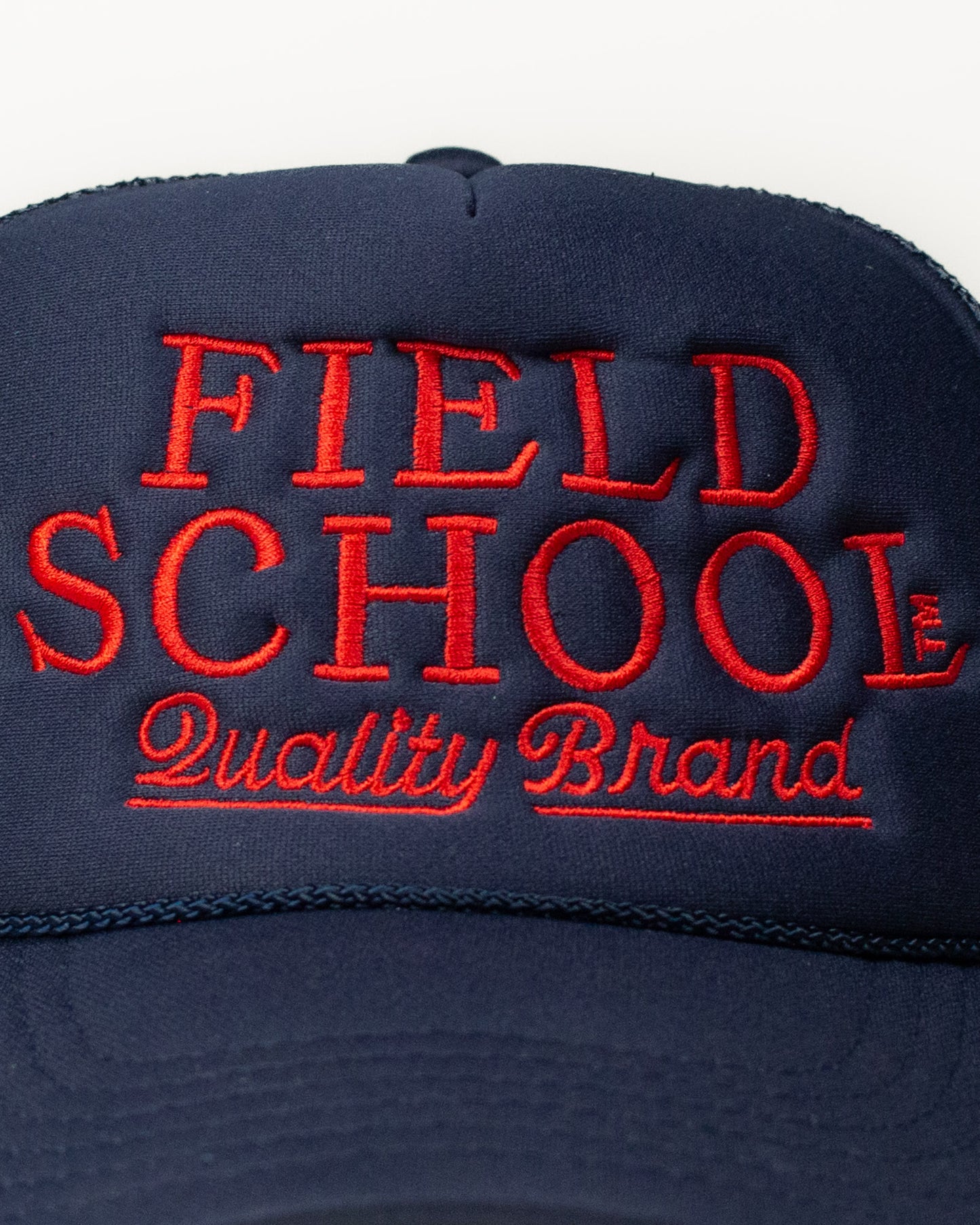 Fieldschool Quality Brand Navy Trucker Hat