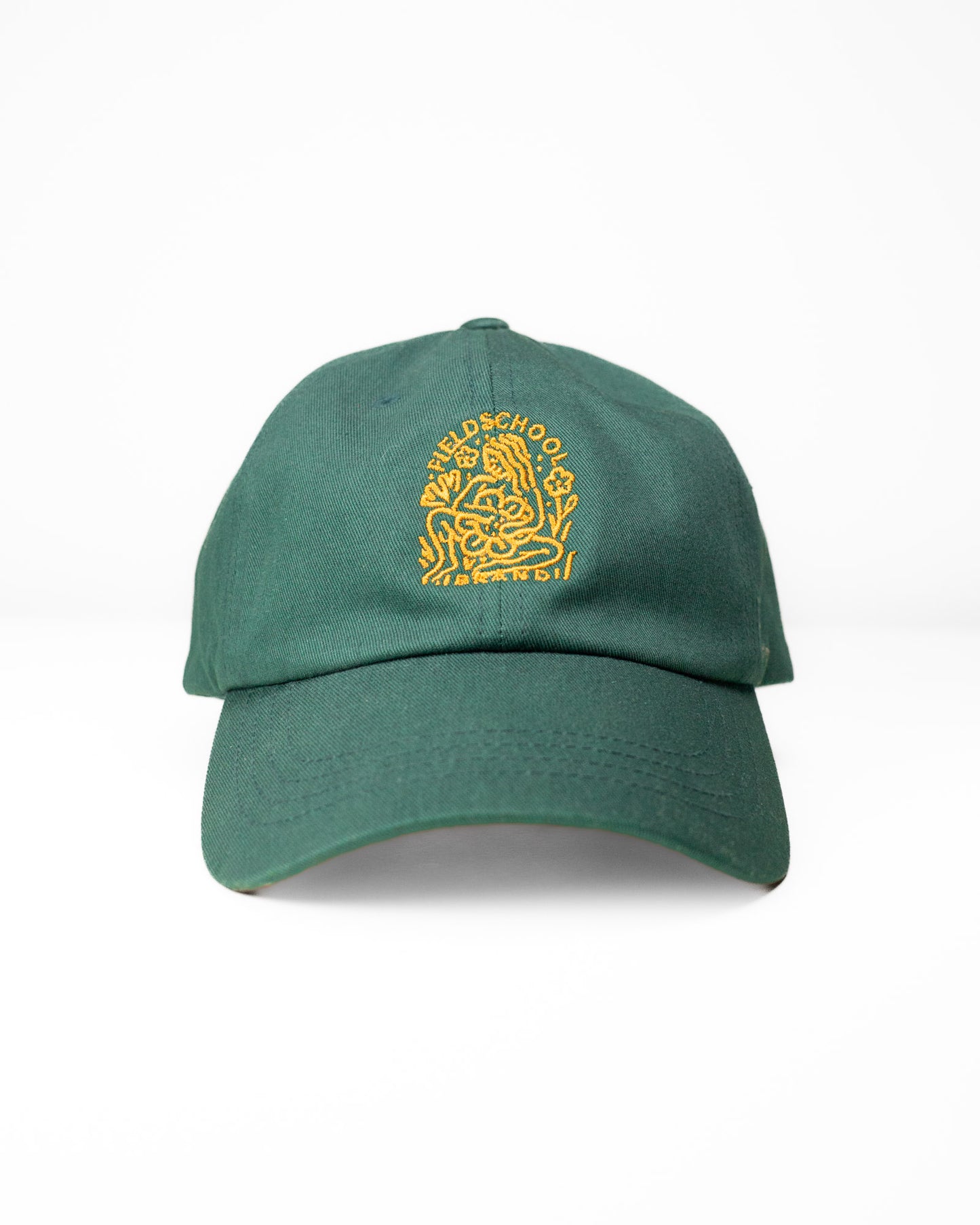 Fieldschool Ladybird Dad Hat in Dark Green