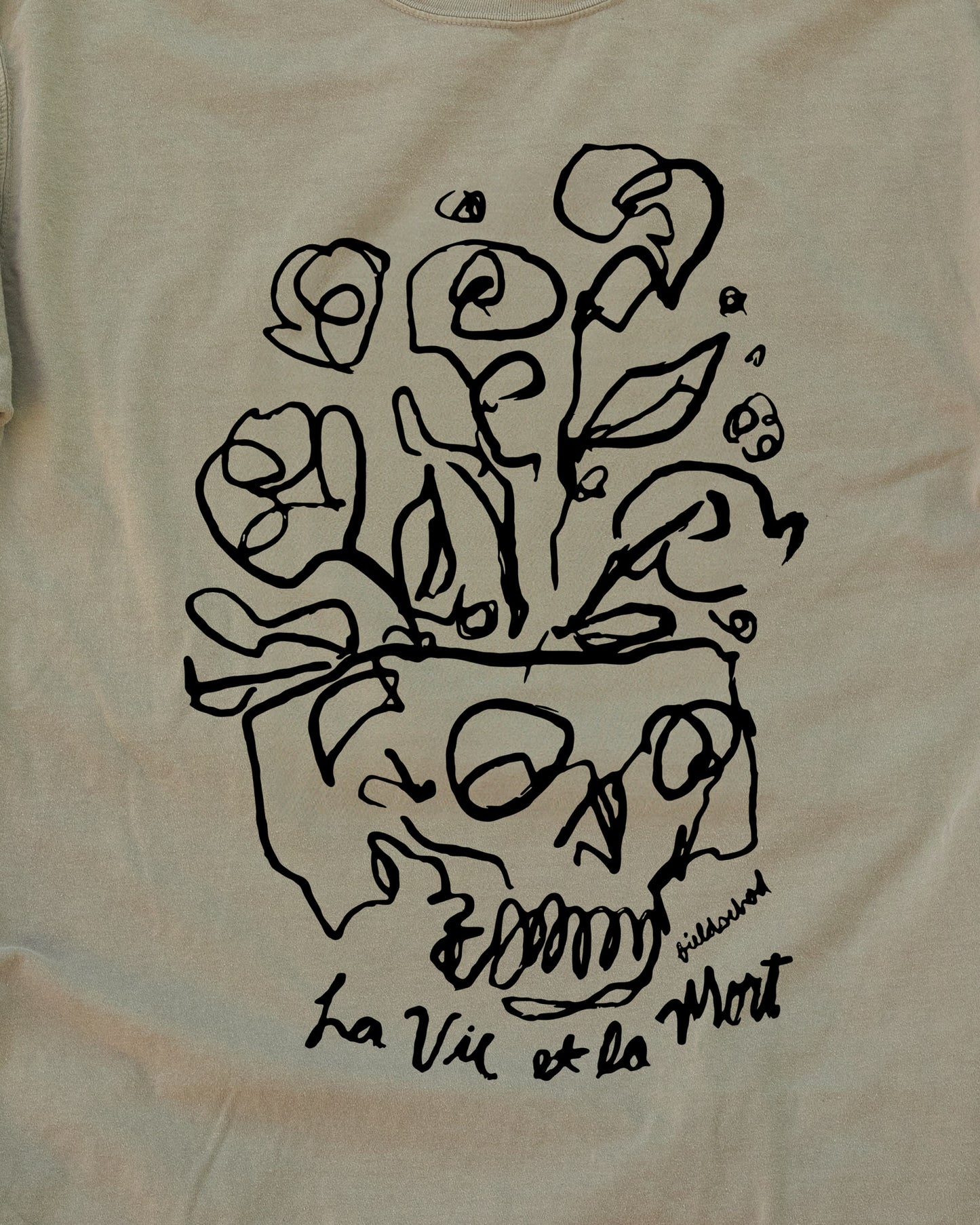 Life and Death (French) Tee