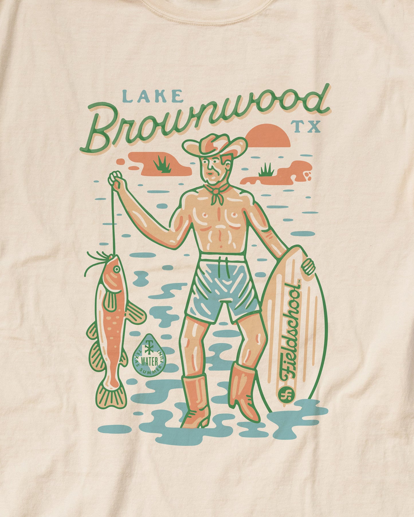 Lake Brownwood Tee - Full Color