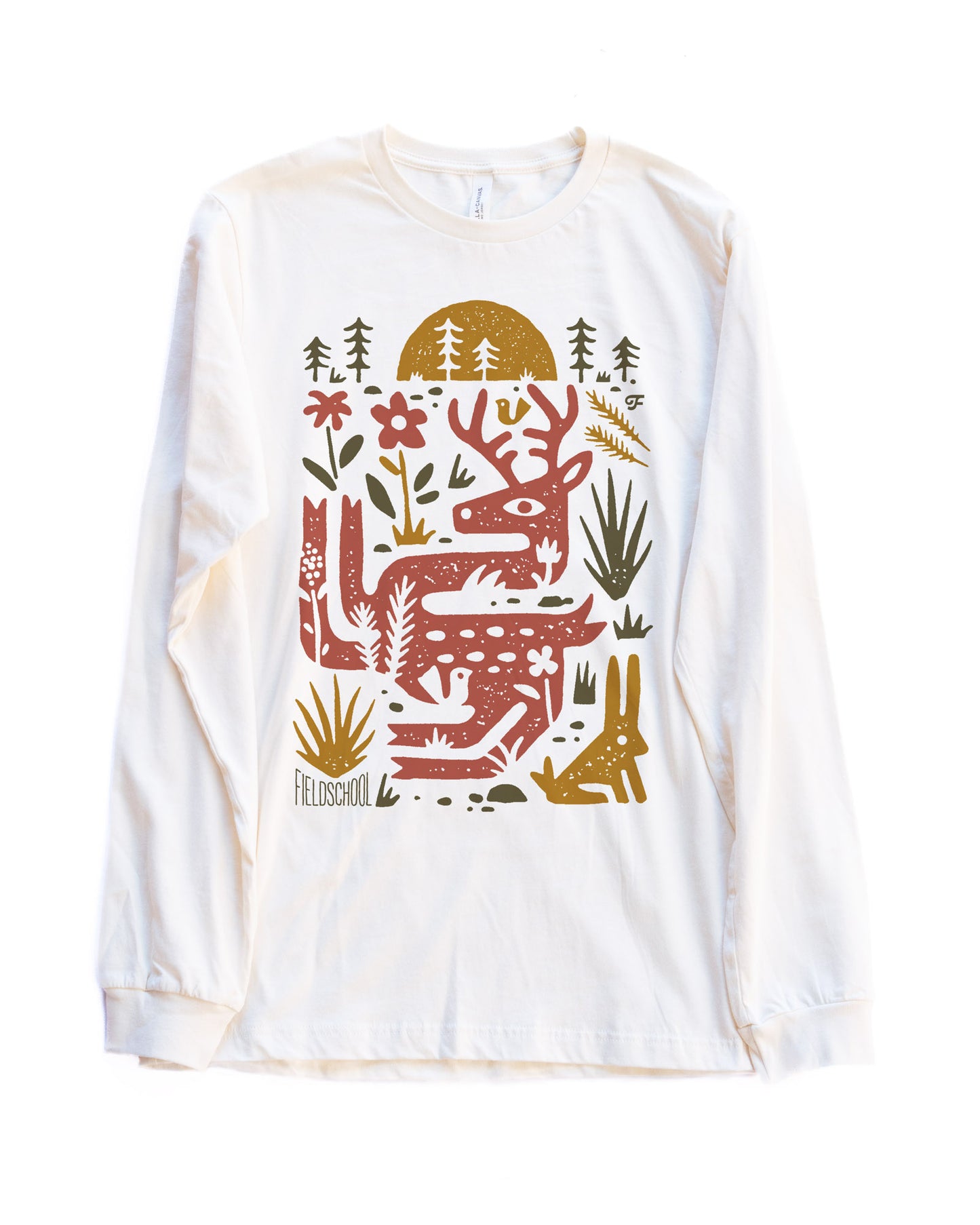 Christmas Deer Long Sleeve Tee
