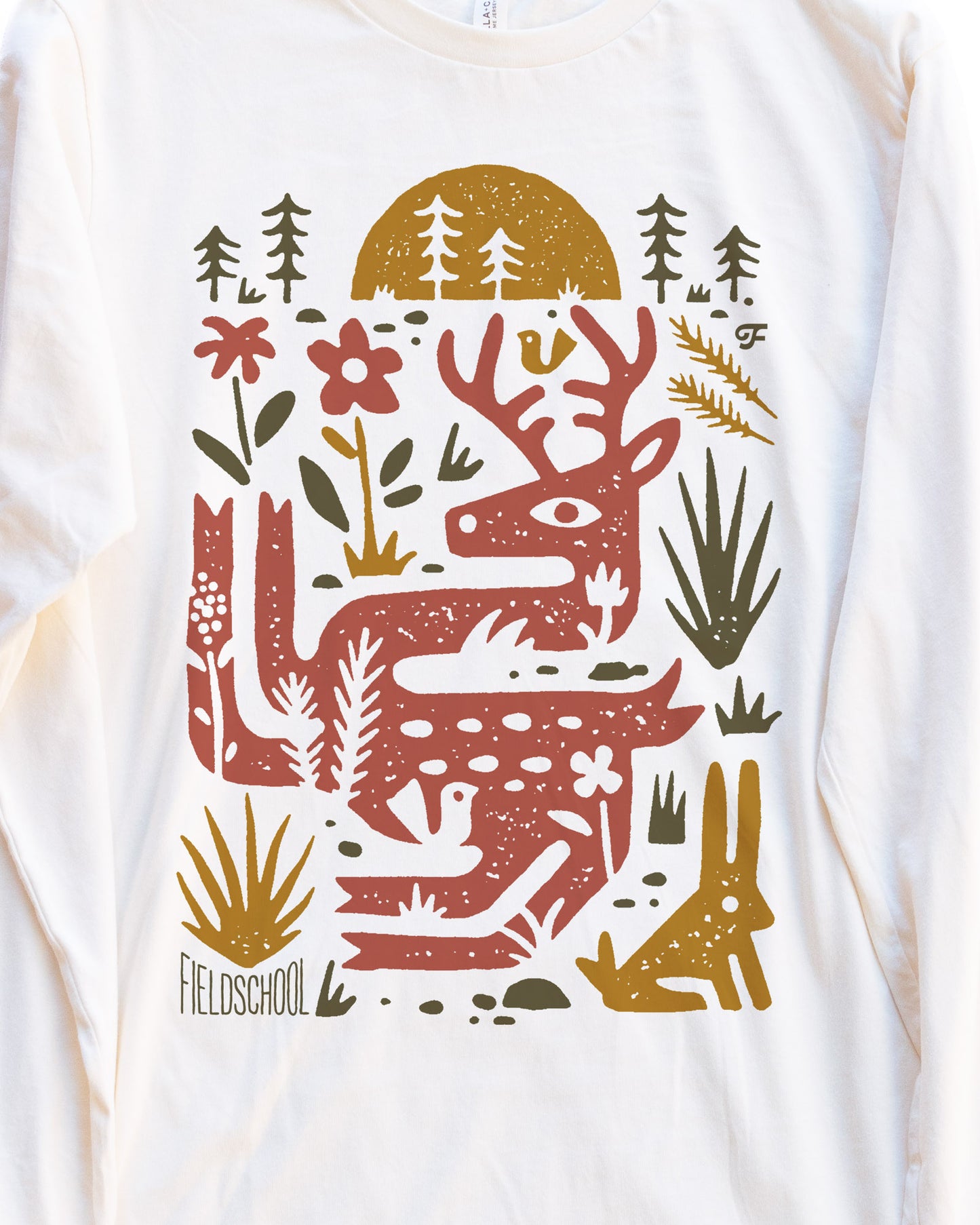 Christmas Deer Long Sleeve Tee
