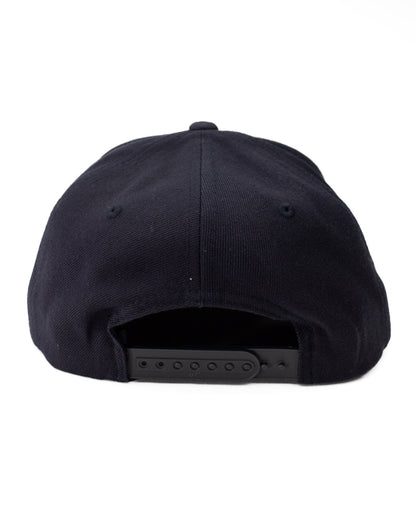 Peace Snapback Hat in Navy