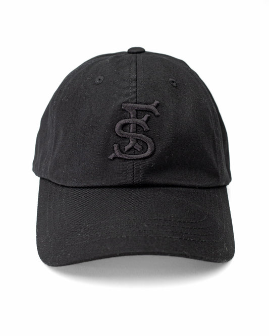 Fieldschool Monogram Dad Hat in Black