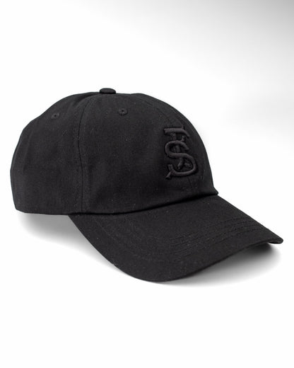 Fieldschool Monogram Dad Hat in Black