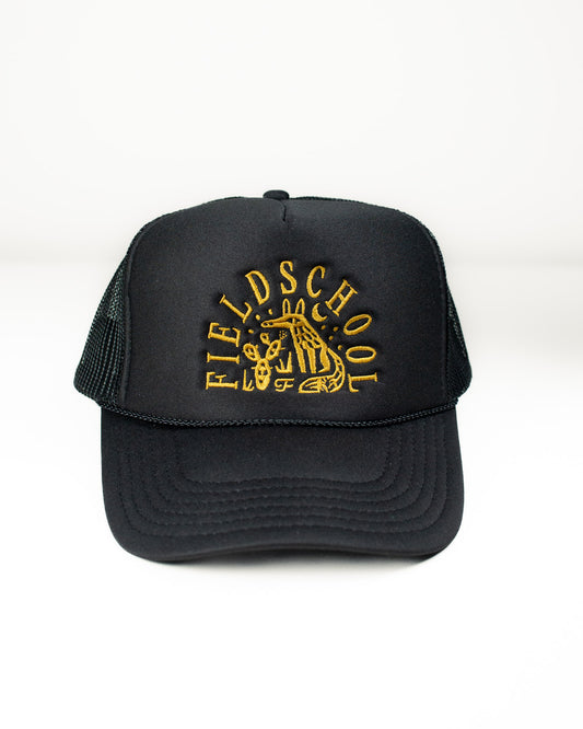 Fieldschool Fox Black Trucker Hat