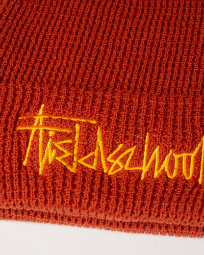 Fieldschool Surf Beanie in Rust