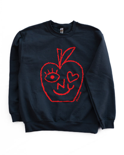 Big Apple Face Crewneck