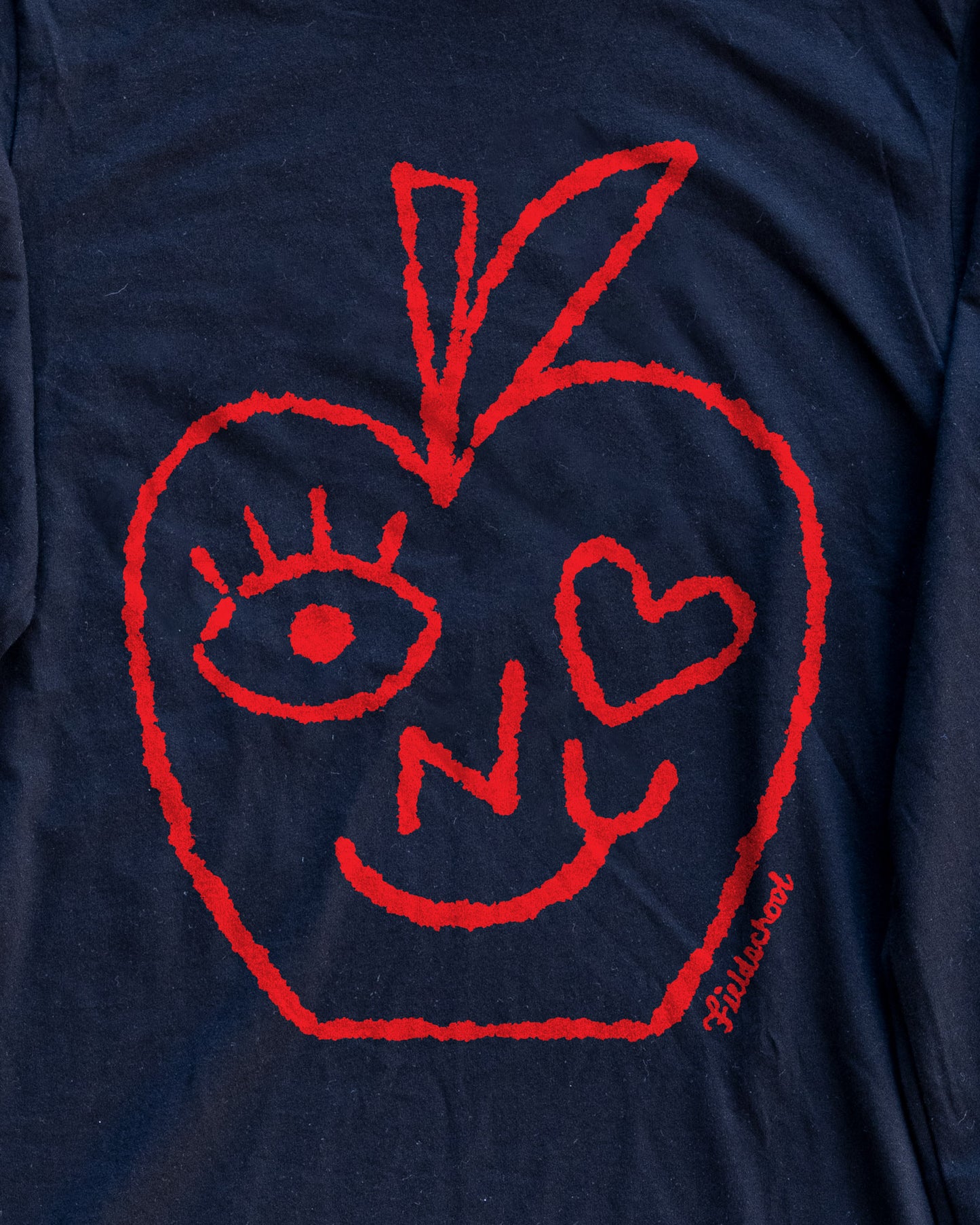 Big Apple Face Long Sleeve Tee