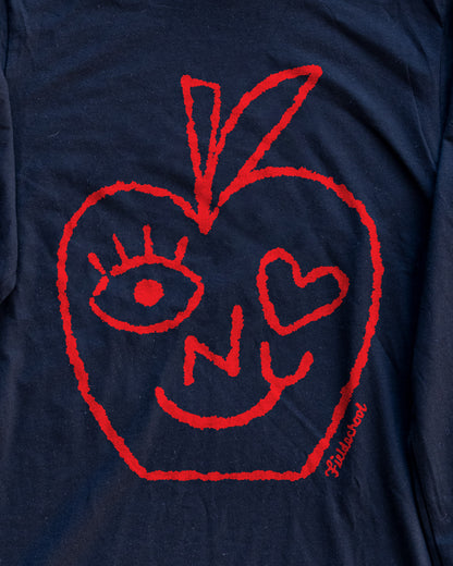Big Apple Face Long Sleeve Tee