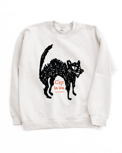 Black Cat Crewneck
