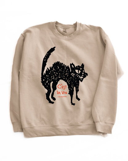 Black Cat Crewneck
