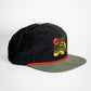 Desert Snake Cap in Black, Green and Red