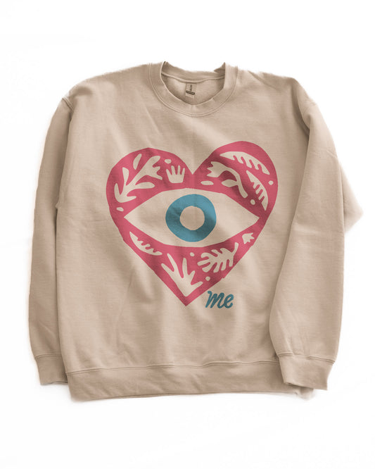 Eye (I) Heart Me Crewneck