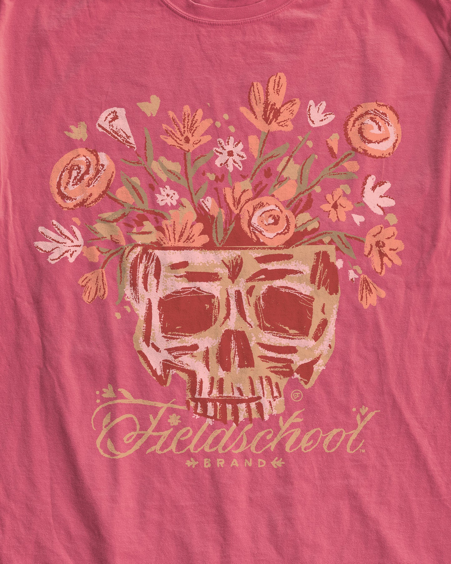 Skull and Flowers Tee