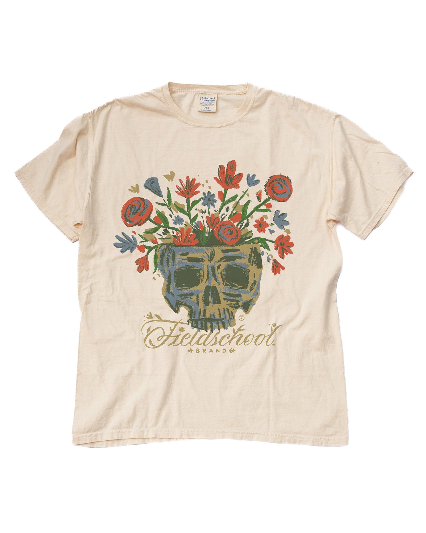 Skull and Flowers Tee