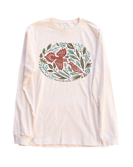 Turtle Doves Long Sleeve Tee