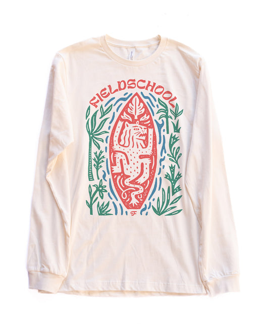 Tropical Lion Long Sleeve Tee