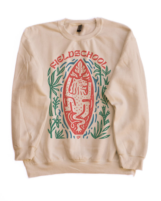 Tropical Lion Crewneck