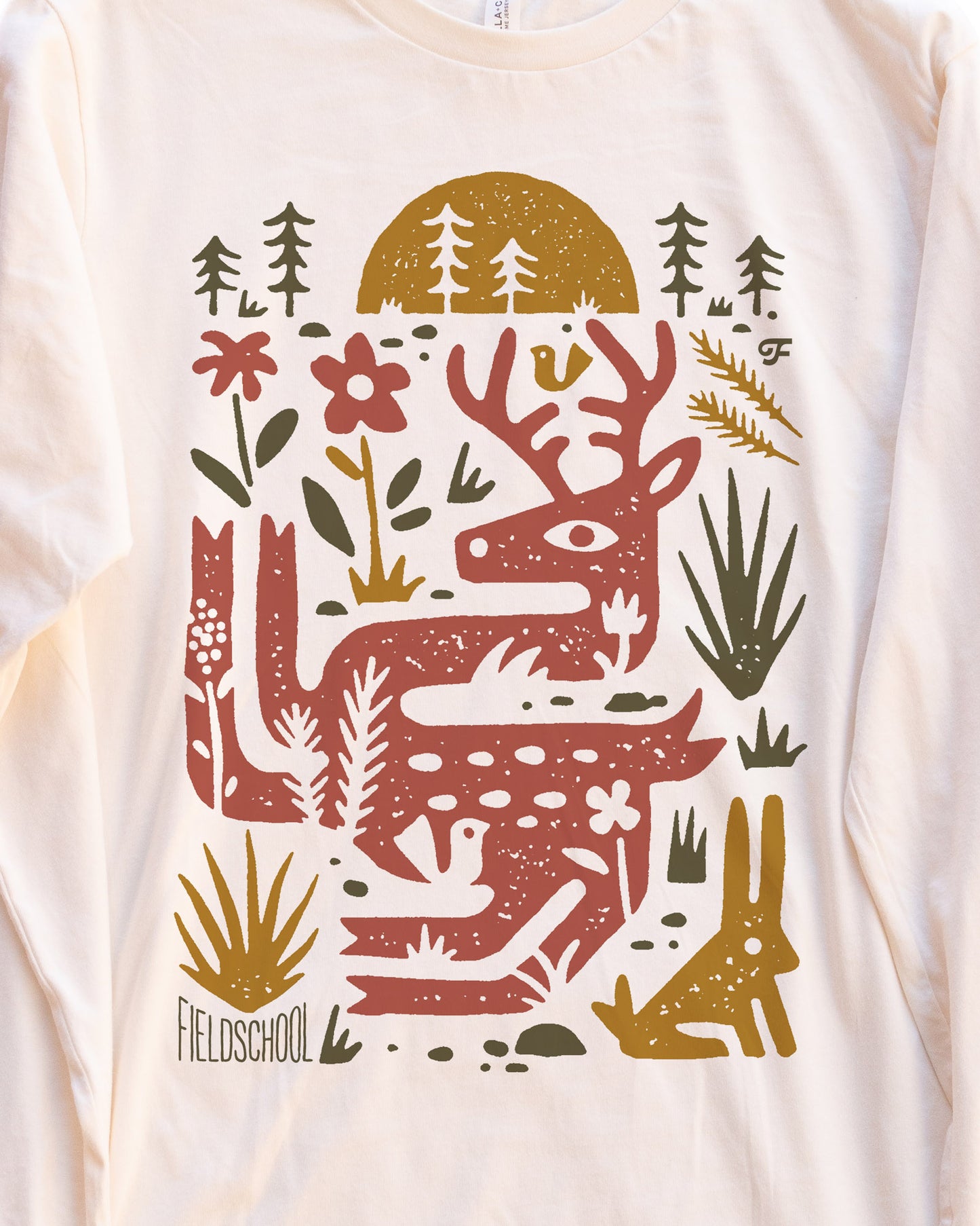 Christmas Deer Long Sleeve Tee