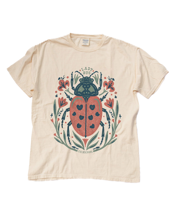 Ladybugs Emb Ss Tee