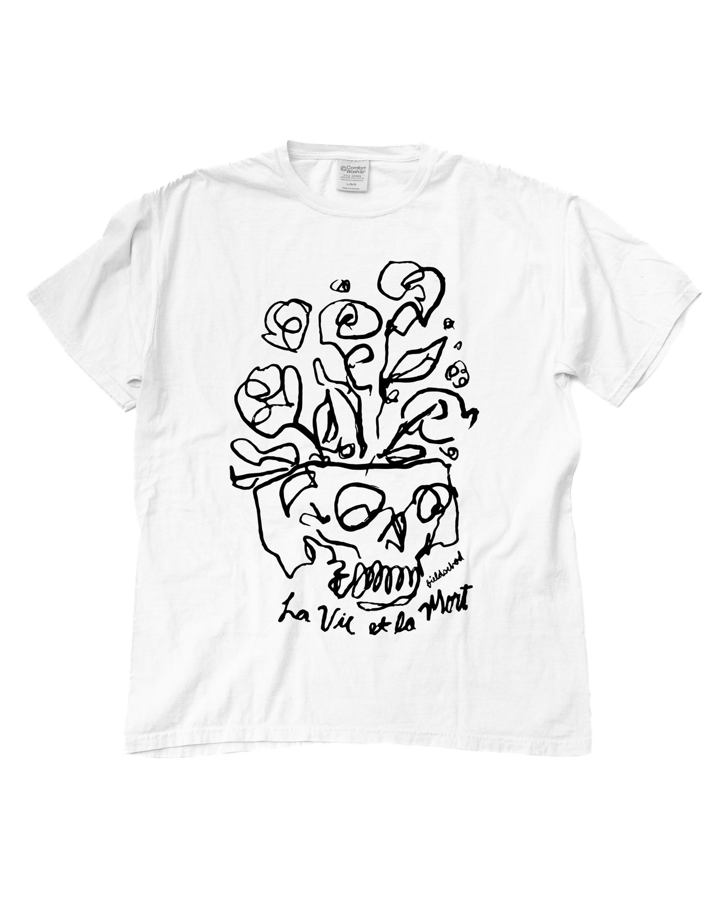 Life and Death (French) Tee