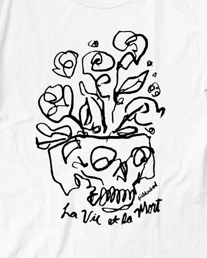 Life and Death (French) Tee