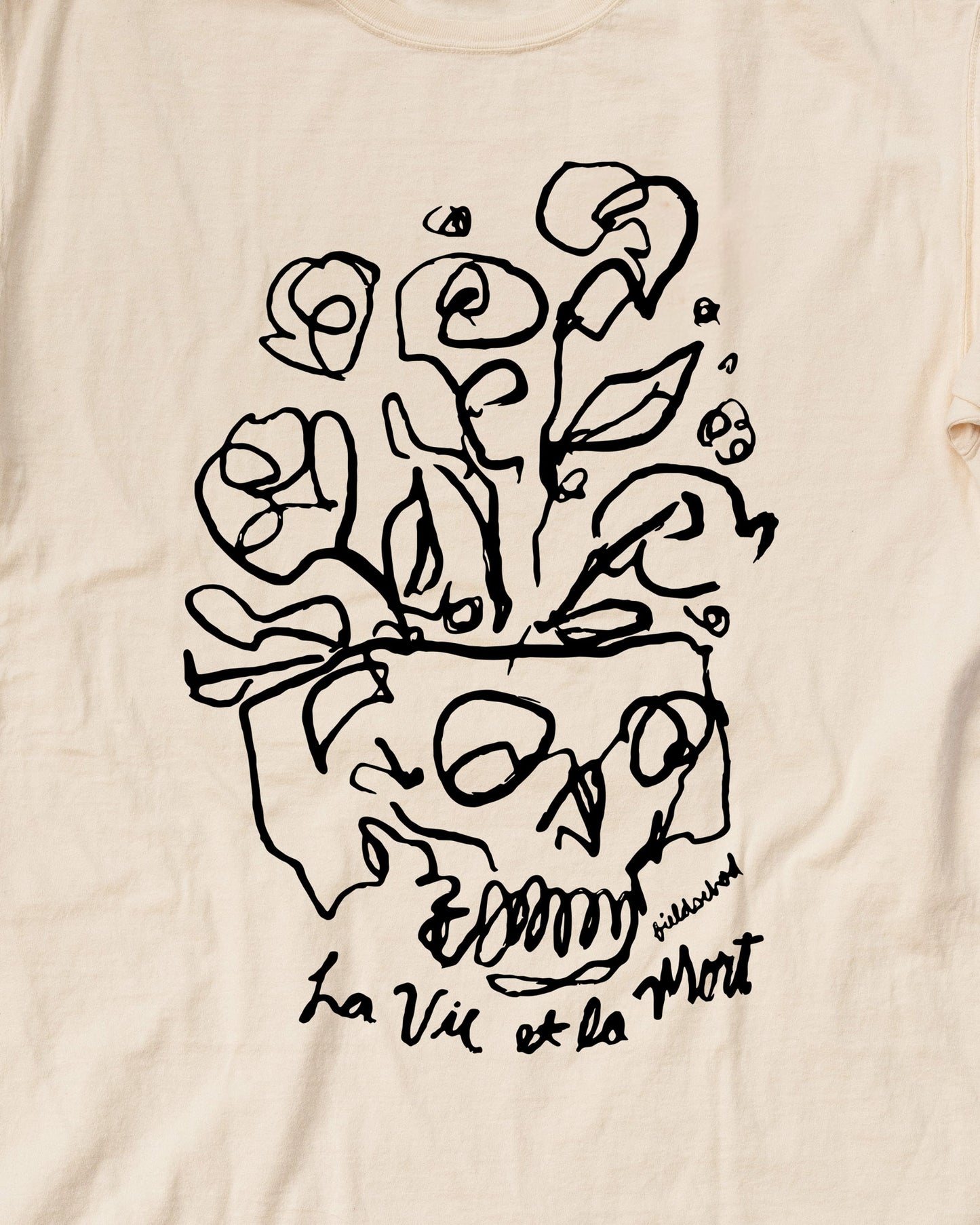 Life and Death (French) Tee