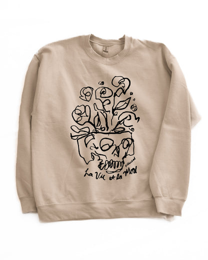 Life and Death (French) Crewneck