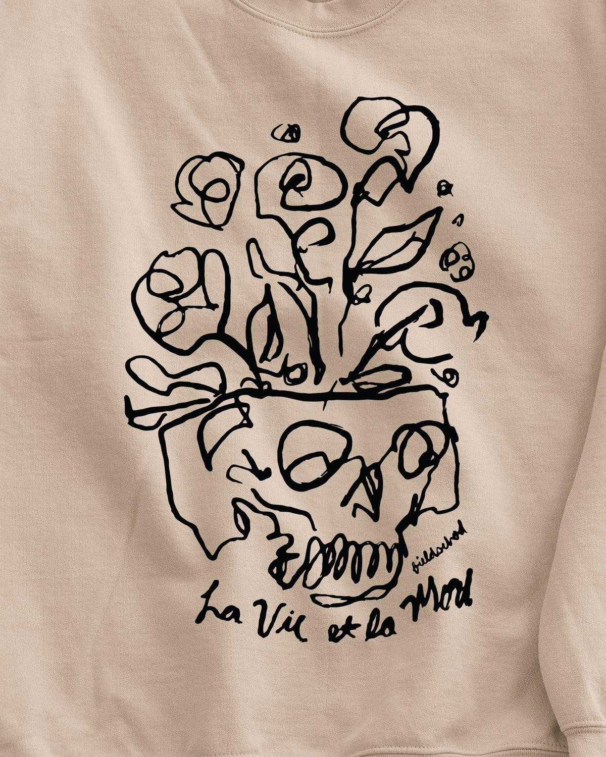 Life and Death (French) Crewneck