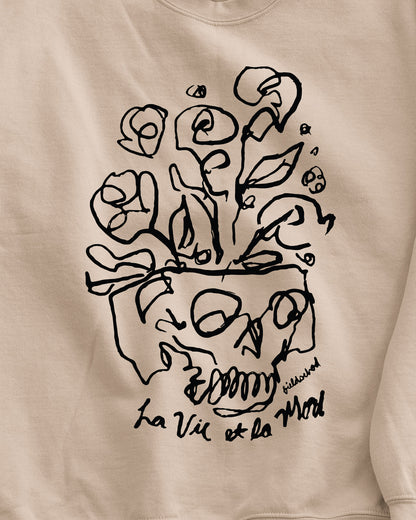 Life and Death (French) Crewneck