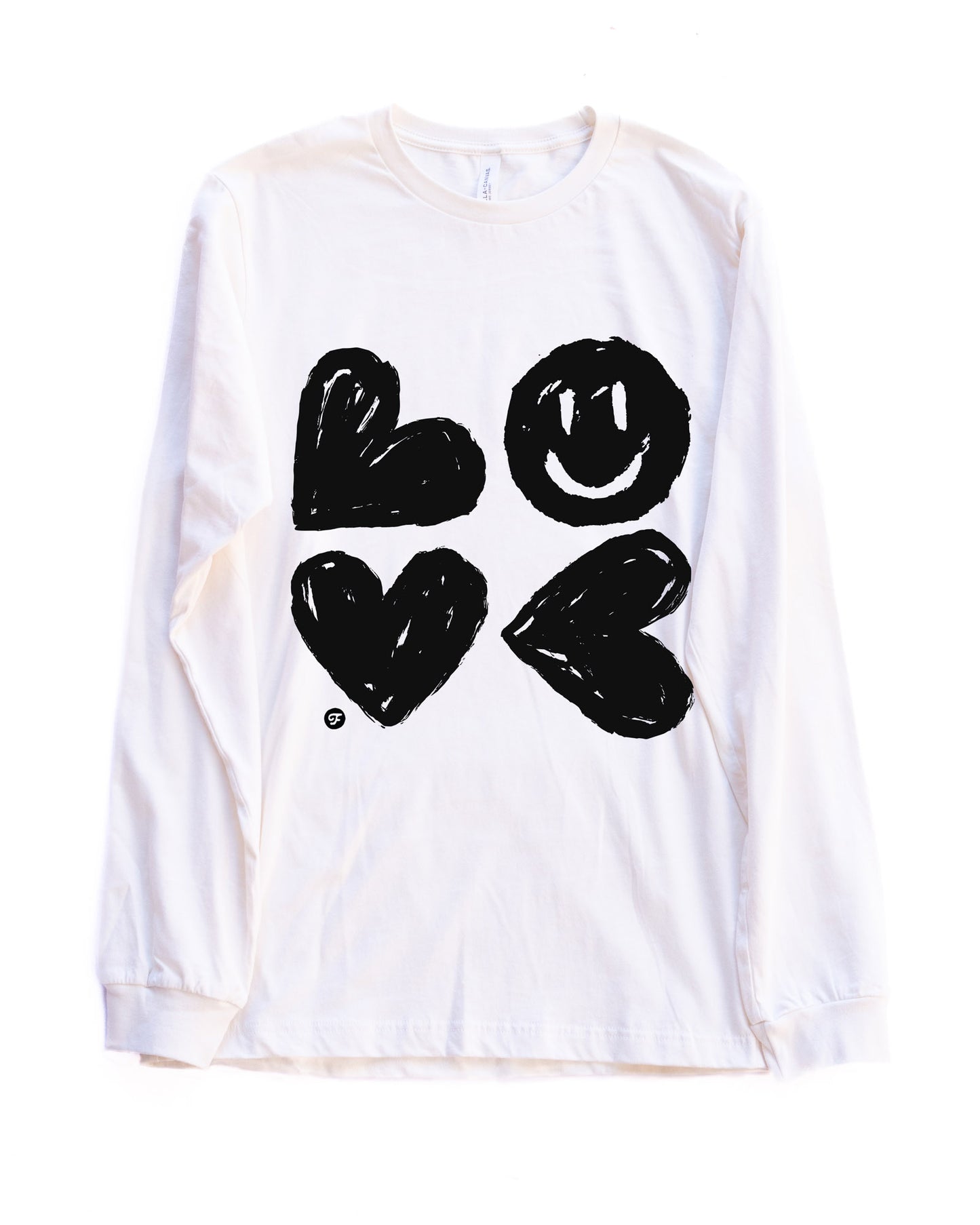 Love Repeated Long Sleeve Tee