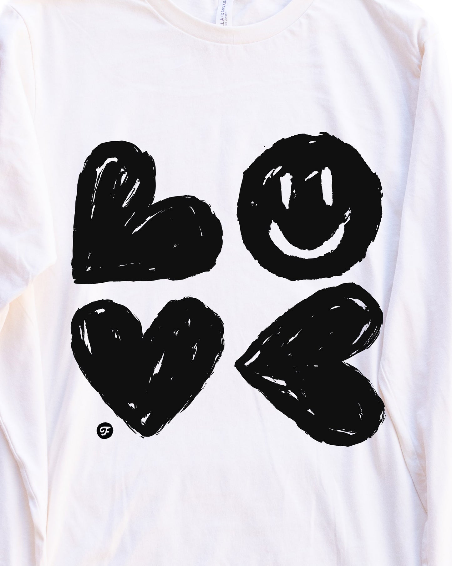 Love Repeated Long Sleeve Tee