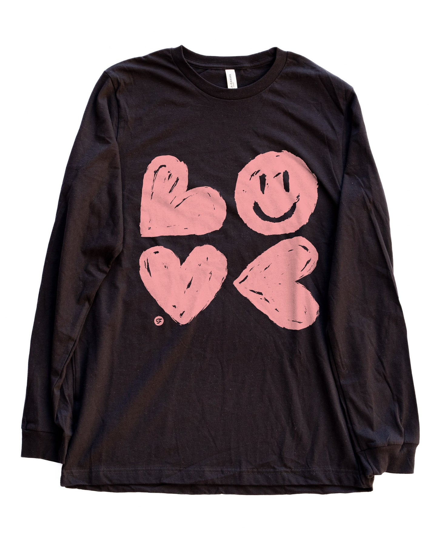 Love Repeated Long Sleeve Tee