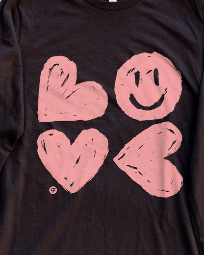 Love Repeated Long Sleeve Tee