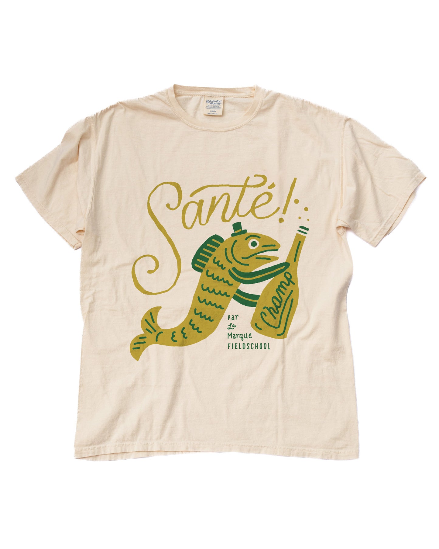 Santé! Champagne Fish Tee
