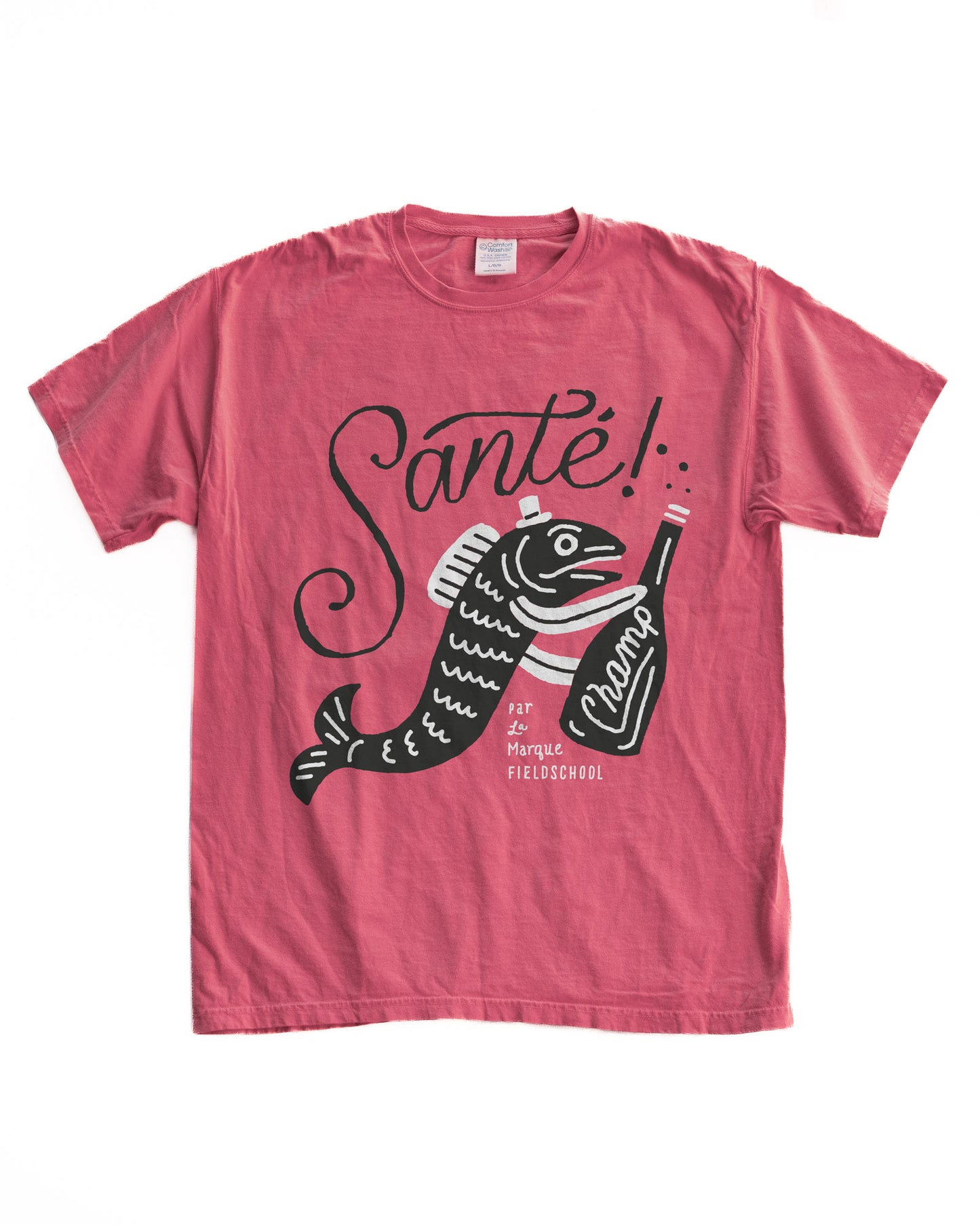Santé! Champagne Fish Tee