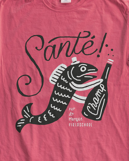 Santé! Champagne Fish Tee