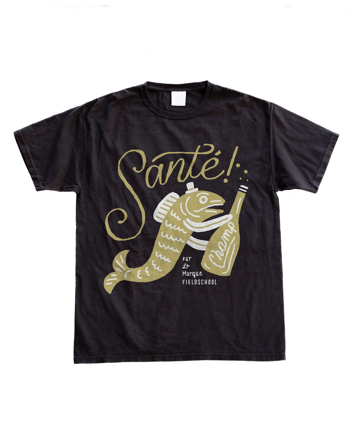 Santé! Champagne Fish Tee