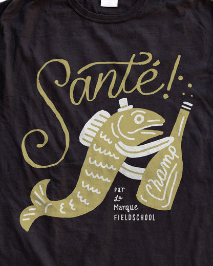 Santé! Champagne Fish Tee