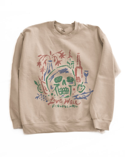 Fieldschool Vanitas (Skull and Table) Crewneck
