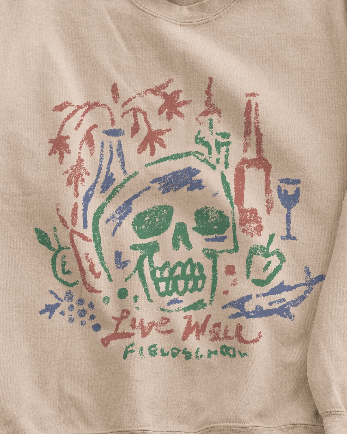 Fieldschool Vanitas (Skull and Table) Crewneck
