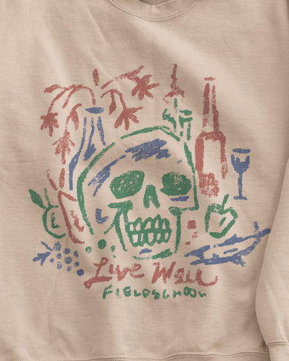 Fieldschool Vanitas (Skull and Table) Crewneck