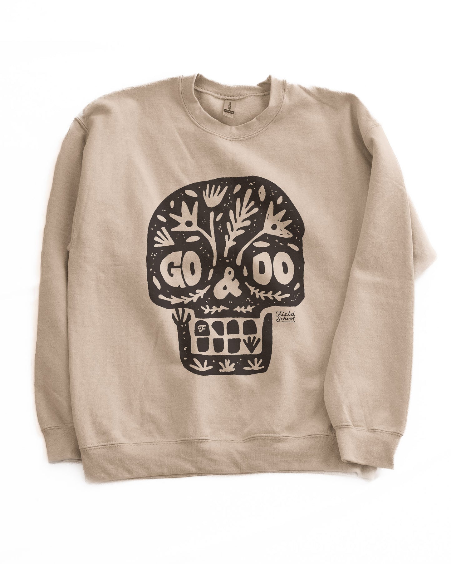 Go & Do Skull Crewneck