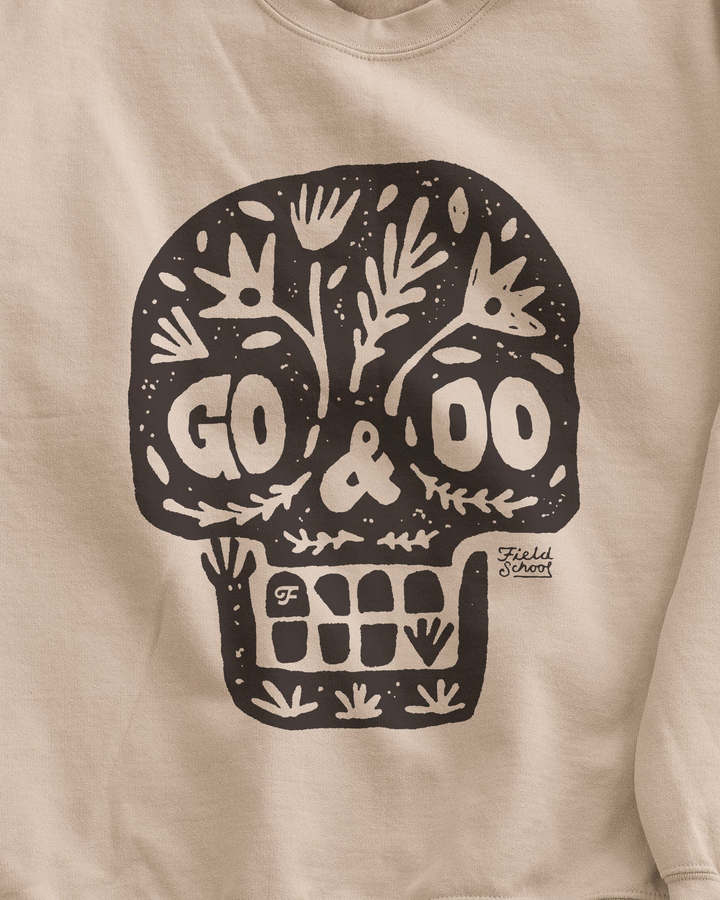 Go & Do Skull Crewneck